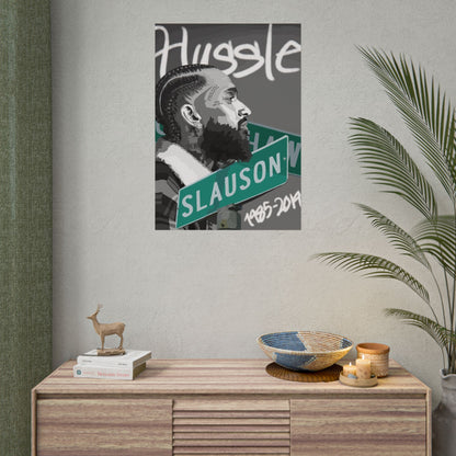 Hussle Slauson Tribute Poster — Rolled Memorial Wall Art (1985–2019)