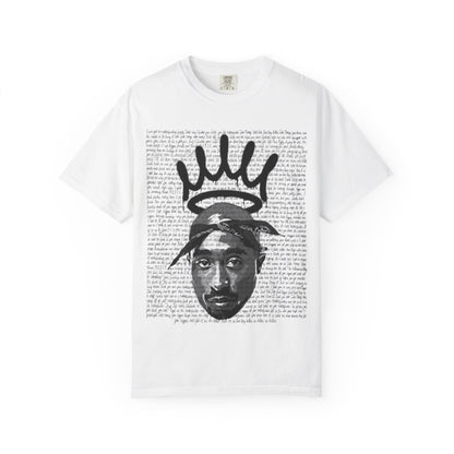 Graphic Tee — Crowned Portrait Script Design