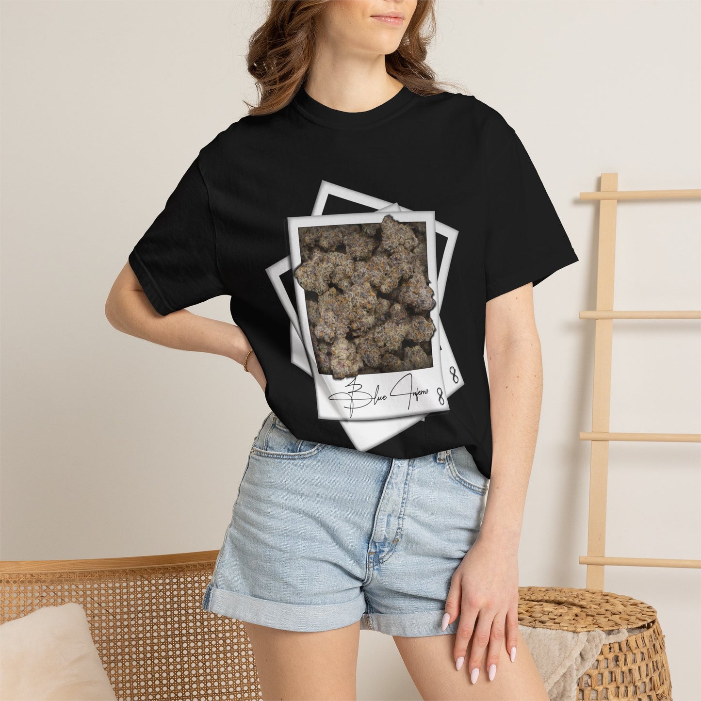 Polaroid Nug Graphic T-Shirt — "Smoke Sesh" Urban Streetwear Tee