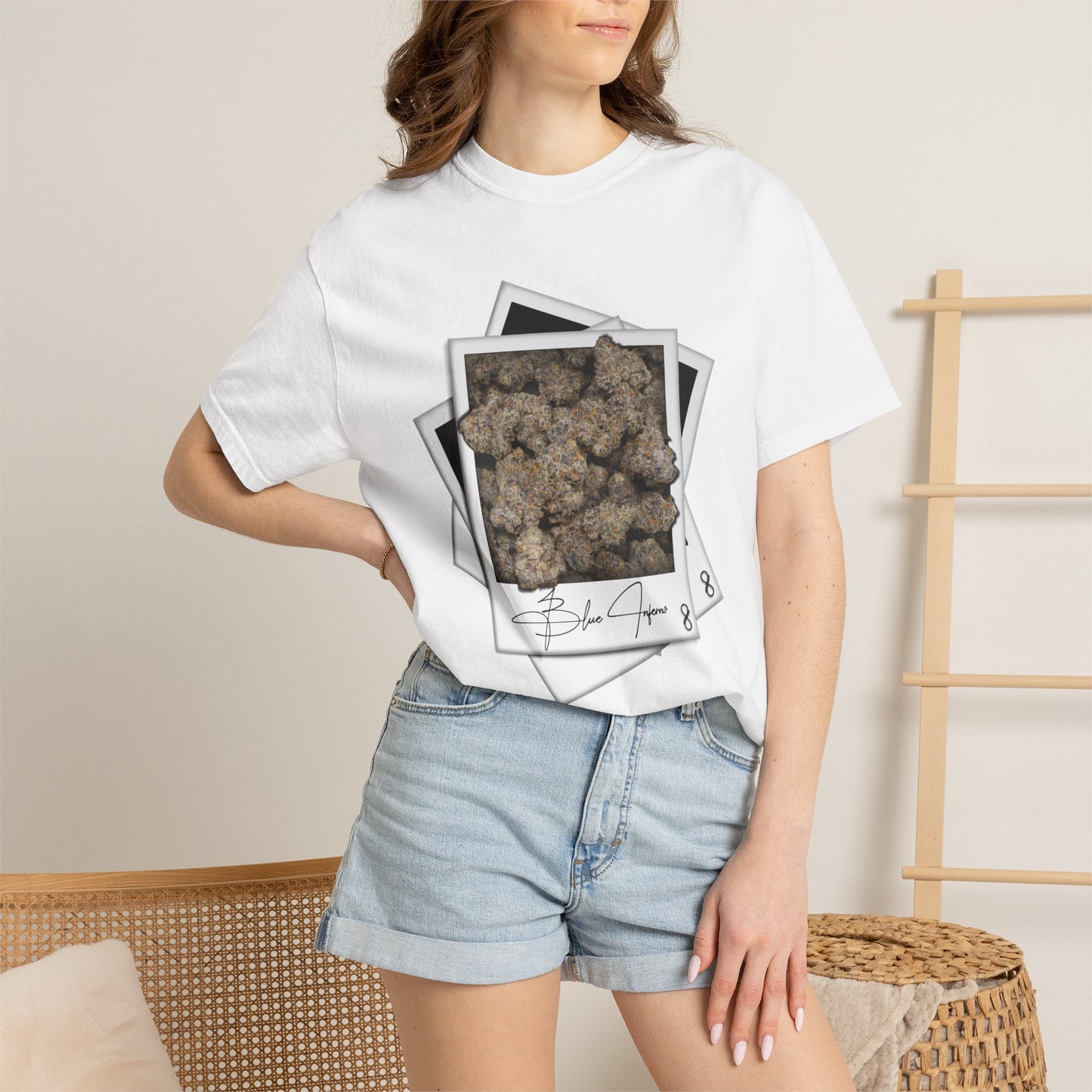 Polaroid Nug Graphic T-Shirt — "Smoke Sesh" Urban Streetwear Tee