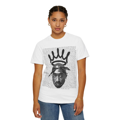 Graphic Tee — Crowned Portrait Script Design